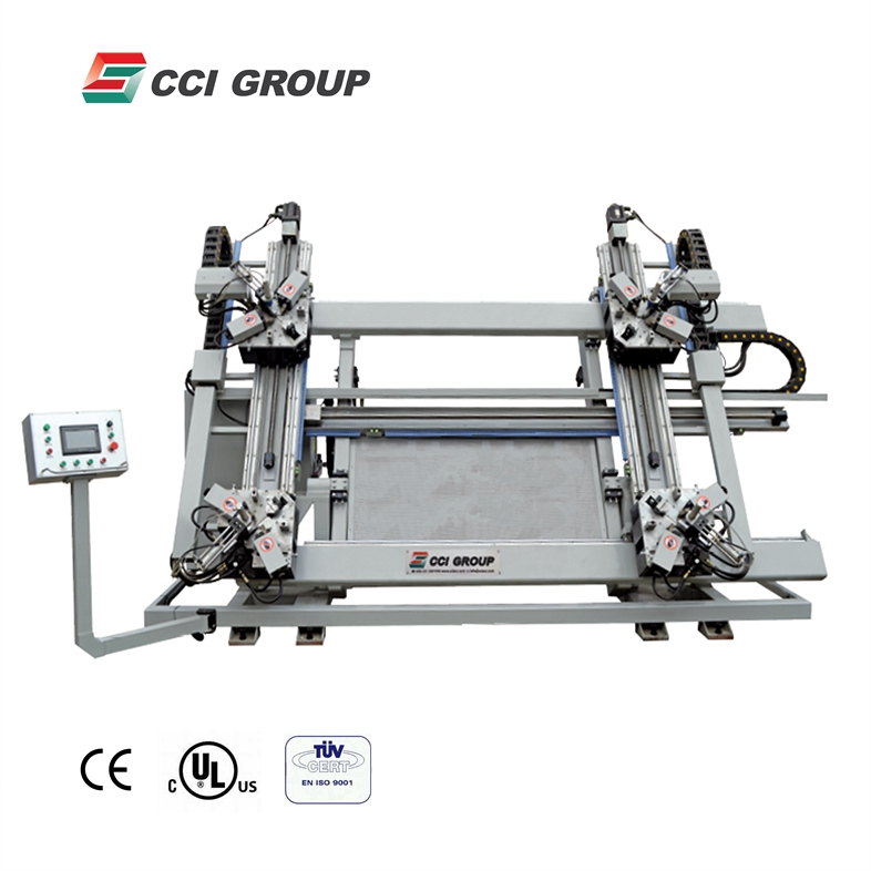 Four Corner Crimping Machine with CNC